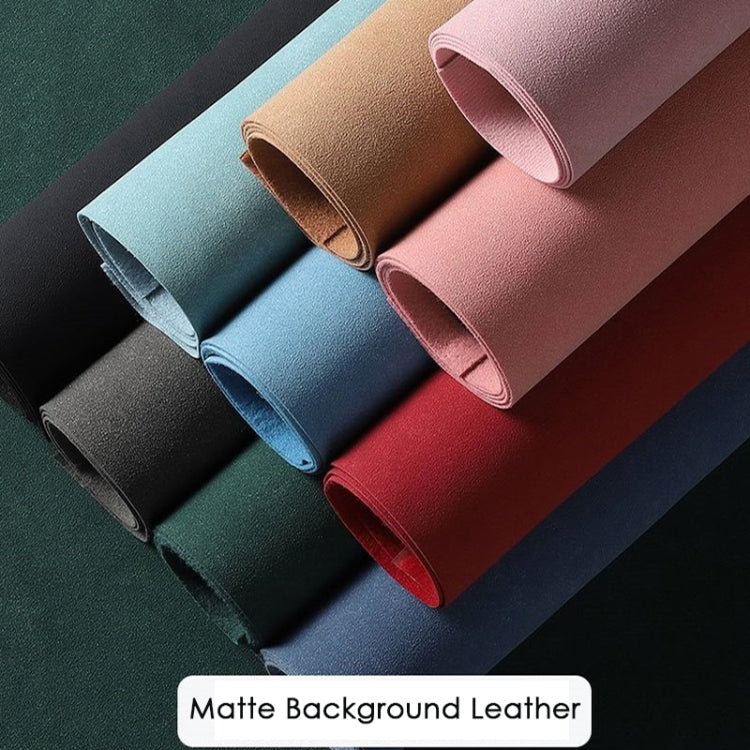 50 X 68cm Thickened Waterproof Non-Reflective Matte Leather Photo Background Cloth(Lake Blue) - Solid Color by buy2fix | Online Shopping UK | buy2fix