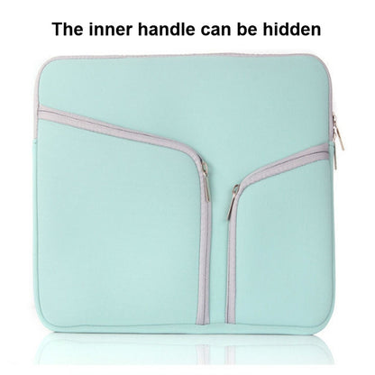 T228 Diving Material Computer Bag Multi-pocket Laptop Liner Bag, Size: 14 Inch(Mint Green) - 14.1 inch by buy2fix | Online Shopping UK | buy2fix