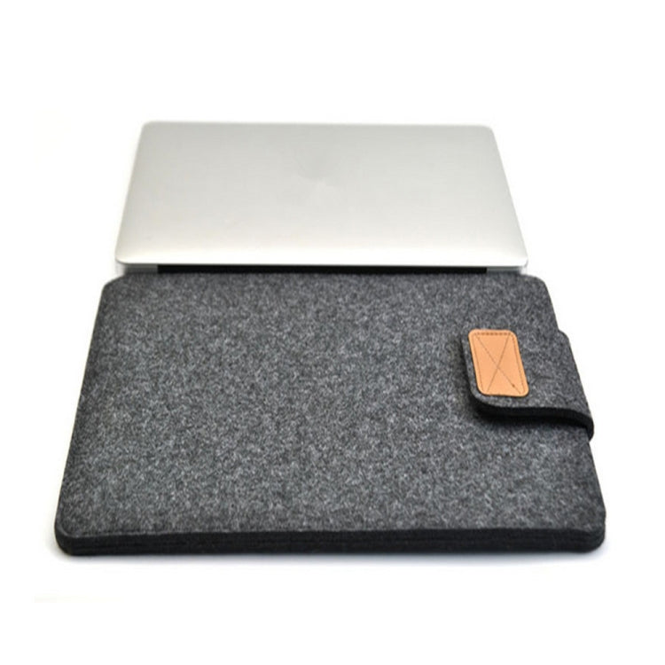 Vertical Felt Laptop Bag Tablet Sleeve Bag, Size: 13 Inch(Dark Gray) - 13.3 inch by buy2fix | Online Shopping UK | buy2fix