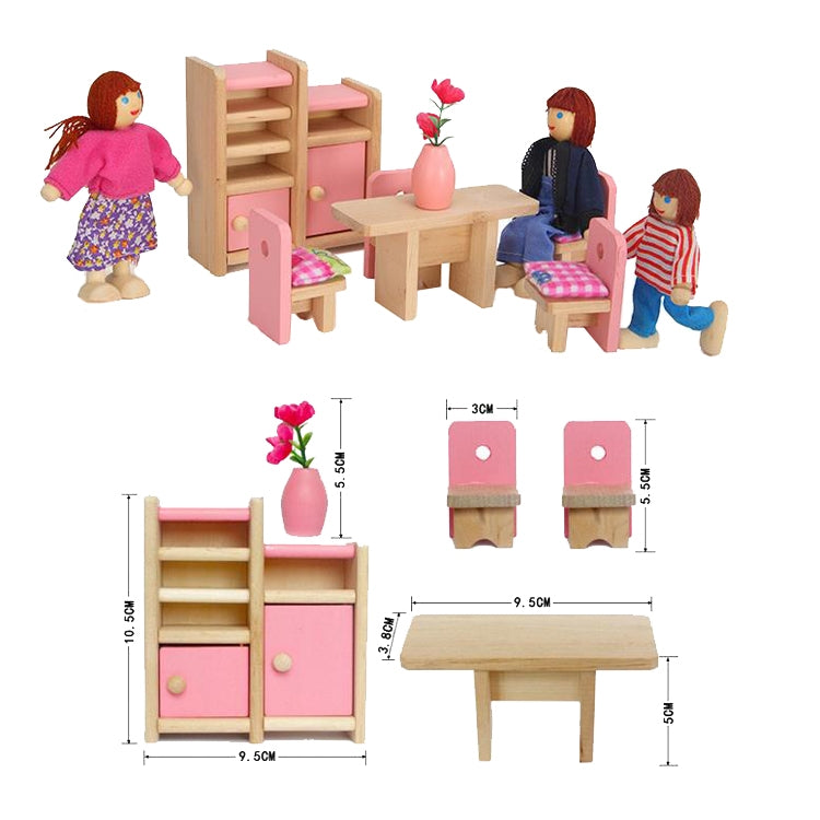 Pretend Play Mini Simulation Children Small Furniture Doll House Toy(Restaurant) - Pretend Play Toys by buy2fix | Online Shopping UK | buy2fix