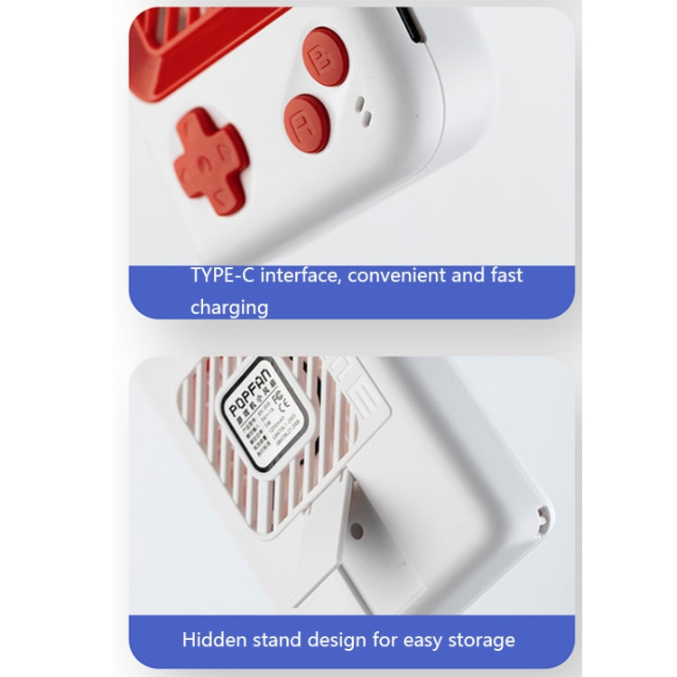 PROFAN XH008 USB Hanging Game Console Shape Fan with Bracket, Style: Basic Type (White) - Consumer Electronics by PROFAN | Online Shopping UK | buy2fix