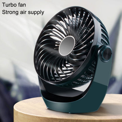 Desktop USB Fan Charging Mini Portable Fan 5000mAh (Gray) - Consumer Electronics by buy2fix | Online Shopping UK | buy2fix