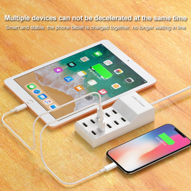 USB Multi-port Charger Mobile Phone Fast Charging Universal Fast Adapter 4 Interface EU Plug - Multifunction Charger by buy2fix | Online Shopping UK | buy2fix