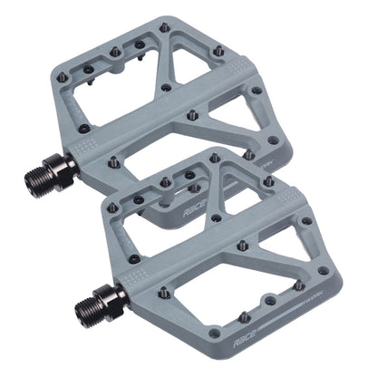 RACEWORK RK66 Mountain Bike Nylon Fiber Pedals(Grey) - Outdoor & Sports by RACEWORK | Online Shopping UK | buy2fix