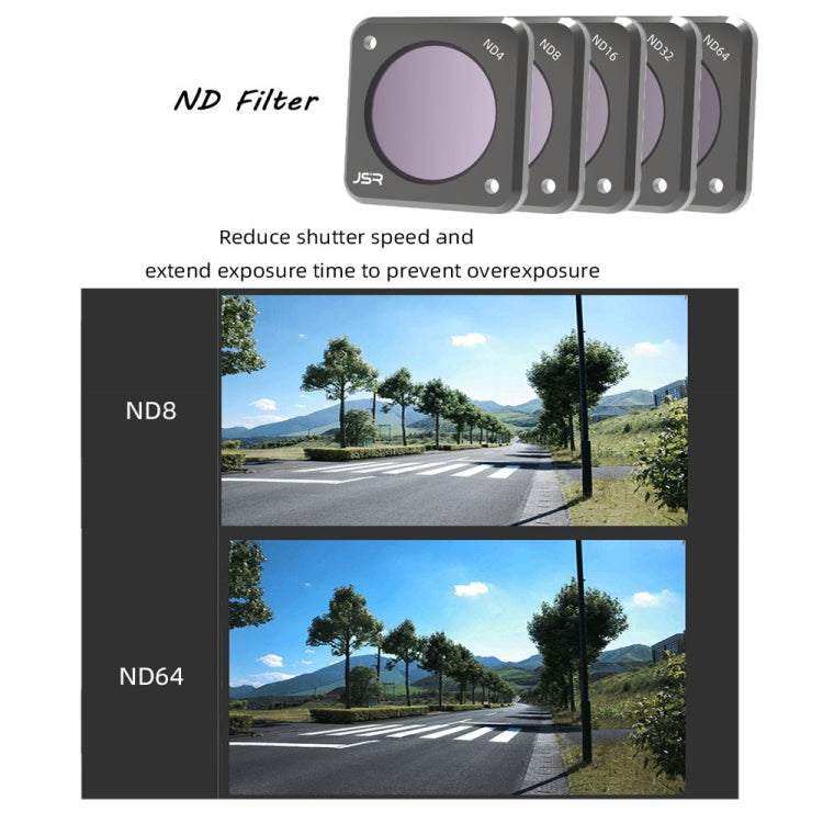 JSR   Action Camera Filters for DJI Action 2,Style:  ND32PL - DJI & GoPro Accessories by JSR | Online Shopping UK | buy2fix
