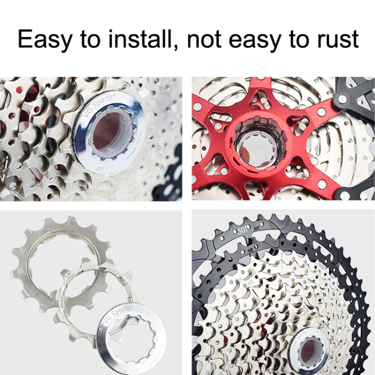 VG Sports Split Mountain Bike Lightweight Cassette Flywheel, Style: 10 Speed 50T (Black) - Outdoor & Sports by VG Sports | Online Shopping UK | buy2fix