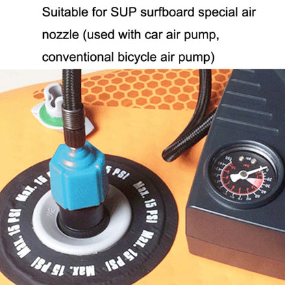 SUP Paddle Kayak Surfboard Valve Adapter Car Pump Conversion Head(Blue) - In Car by buy2fix | Online Shopping UK | buy2fix