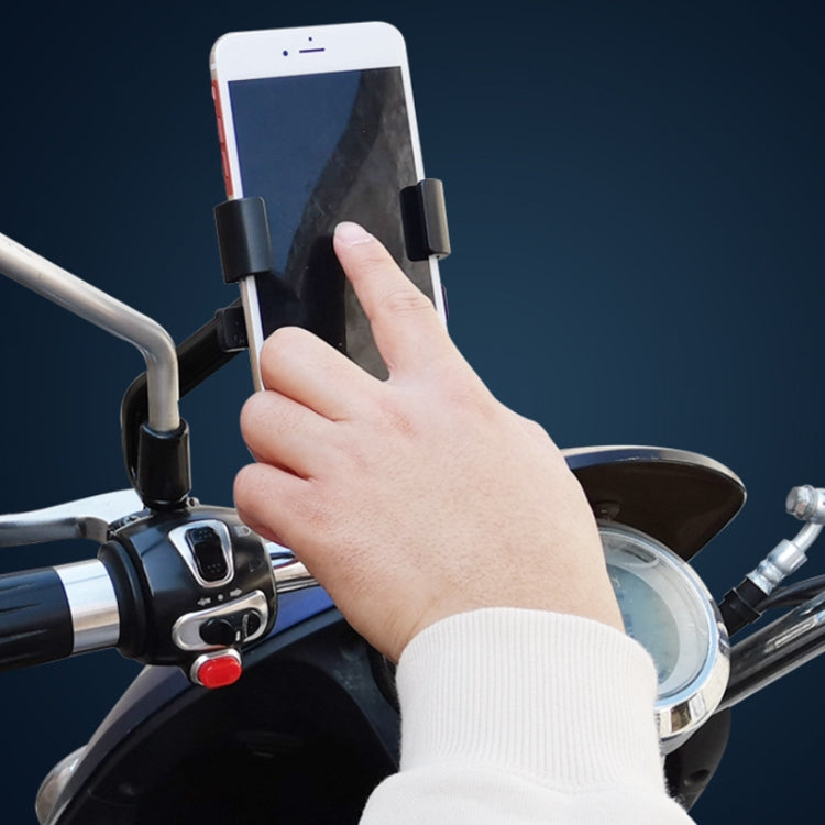 YY02 Bicycle Motorcycle Electric Vehicle Universal Mobile Phone Holder, Style: Rearview Mirror Model - Outdoor & Sports by buy2fix | Online Shopping UK | buy2fix