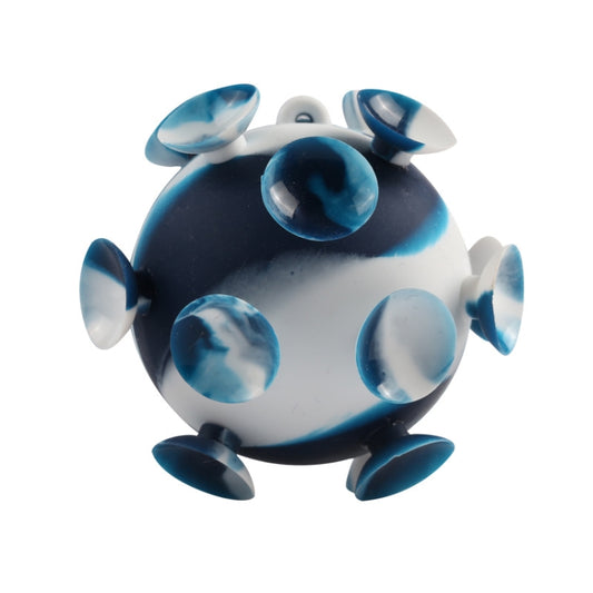 5 PCS Silicone Suction Cup Ball Decompression Toy(Mixed Blue) - Fidget Cube by buy2fix | Online Shopping UK | buy2fix