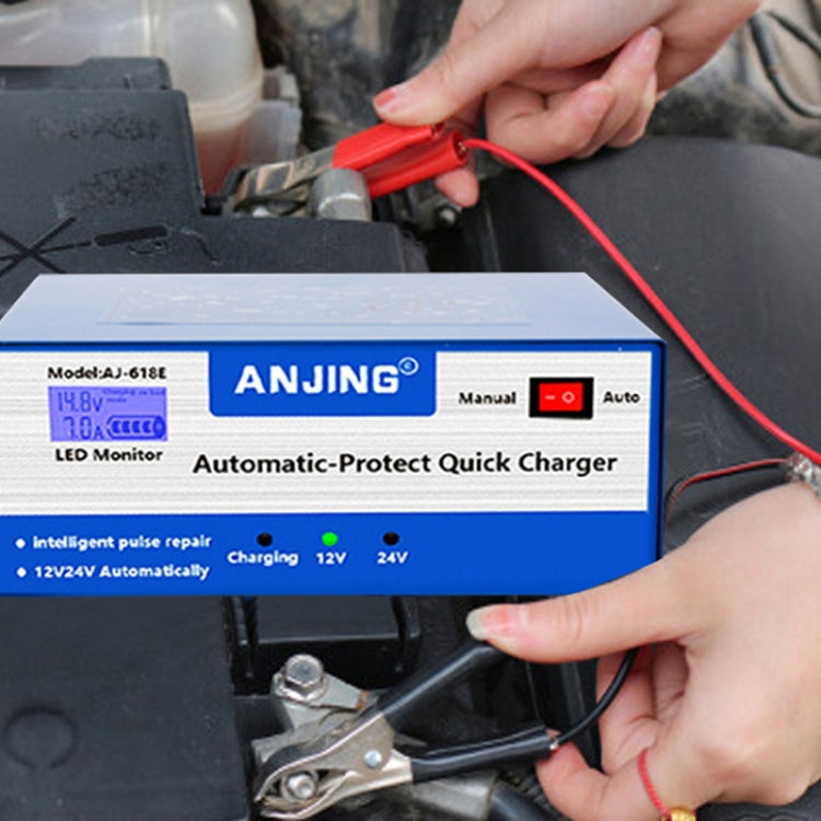 ANJING AJ-618E Battery Charger Car Battery Repairer, Model: AU Plug - In Car by buy2fix | Online Shopping UK | buy2fix