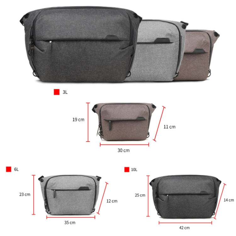 Portable Waterproof Photography SLR Camera Messenger Bag, Color: 10L Coffee Brown - Camera Accessories by buy2fix | Online Shopping UK | buy2fix