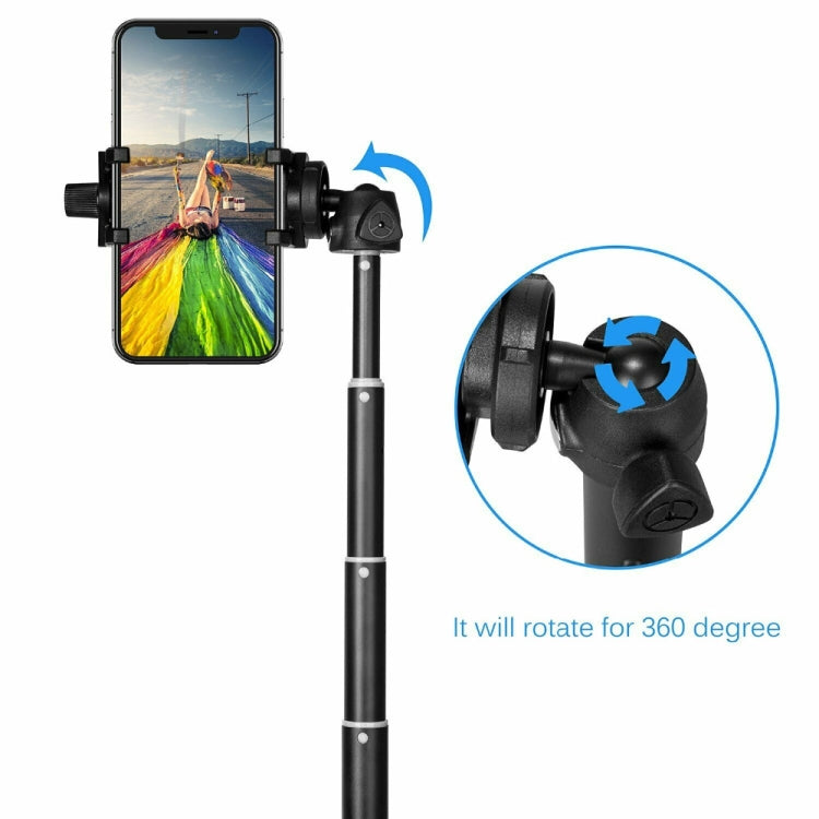 YUNTENG 9928 Mobile Phone Selfie Rod Tripod With Bluetooth Remote Control(20-100cm Black) - Consumer Electronics by YUNTENG | Online Shopping UK | buy2fix