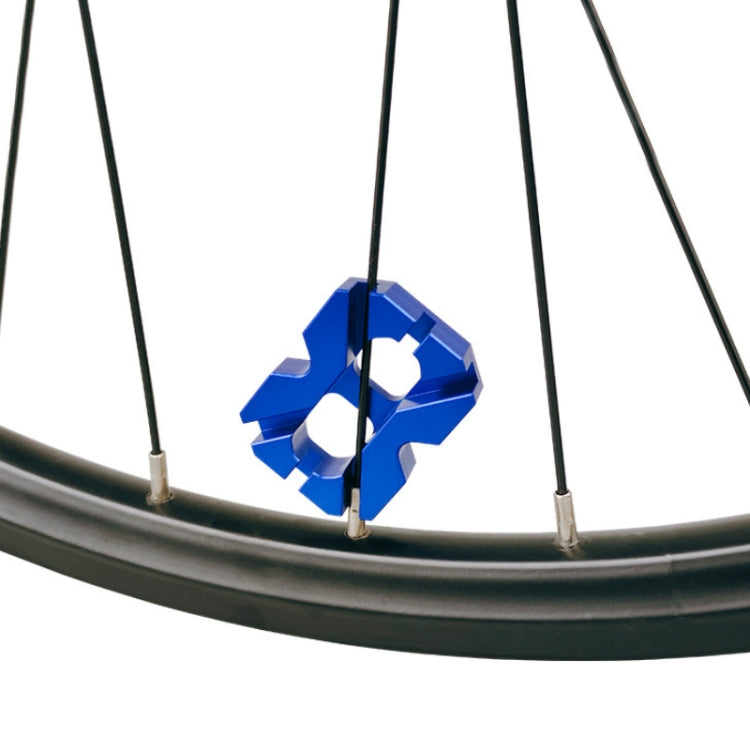 BIKERSAY BT058 Bicycle Spoke Wrench Wheel Ring Steel Wire Winding Tool(Blue) - Outdoor & Sports by BIKERSAY | Online Shopping UK | buy2fix