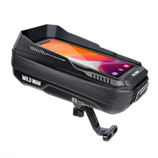 WILD MAN XT3X 0.6L Bicycle 360 Degree Rotating Waterproof Touch Screen Phone Holder Bag(Black) - Bicycle Bags by WILD MAN | Online Shopping UK | buy2fix