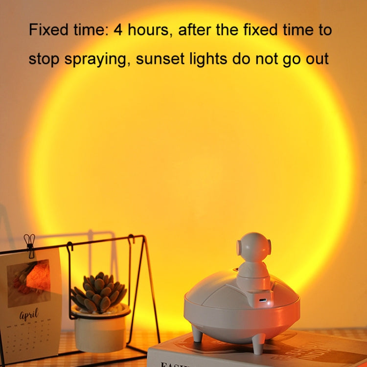 Astronaut Astronaut Humidifier Home Air Sprayer Sunset Lights(Pink) - Home & Garden by buy2fix | Online Shopping UK | buy2fix