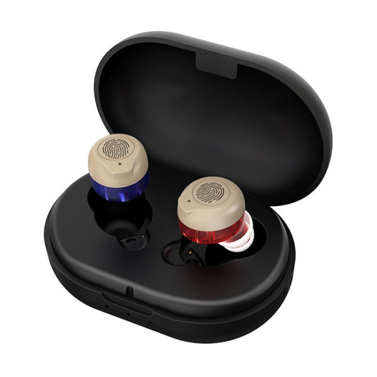 GM-902 Wireless Magnetic Charging Bluetooth Hearing Aids Elderly Sound Amplifier(Red Blue+Black) - Hearing Aids by buy2fix | Online Shopping UK | buy2fix