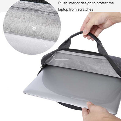 BANGE BG-2558 Large-capacity Waterproof and Wear-resistant Laptop Handbag, Size: S (Gray) - 13.3 inch by BANGE | Online Shopping UK | buy2fix