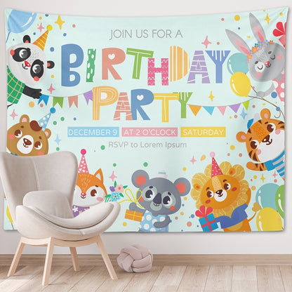 Happy Birthday Photo Backdrop Party Decoration Tapestry, Size: 150x100cm(GT56-8) - Camera Accessories by buy2fix | Online Shopping UK | buy2fix