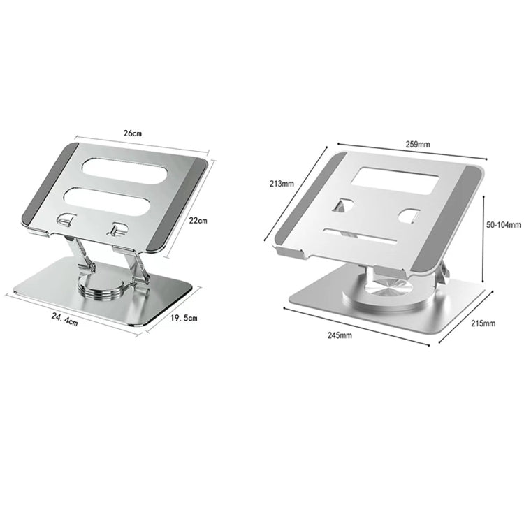 Multifunctional Desktop Foldable Rotating Laptop Cooling Bracket, Spec: SP-086 (Silver) - Computer & Networking by buy2fix | Online Shopping UK | buy2fix