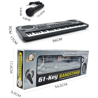 MQ6106 61-Keys Multifunctional Electronic Organ Children Toy with Microphone, Spec: USB Charging - Keyboard Instruments by buy2fix | Online Shopping UK | buy2fix