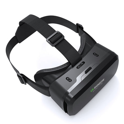 VR SHINECON G06A+B03 Handle Mobile Phone VR Glasses 3D Virtual Reality Head Wearing Gaming Digital Glasses - Consumer Electronics by VR SHINECON | Online Shopping UK | buy2fix