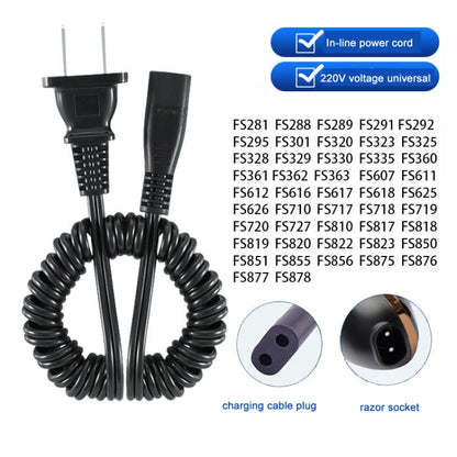 2pcs 220V Shaver Charger Universal Power For FLYCO FS330 FS360 FS719 FS325 FS607 FS361,CN Plug - Accessories by buy2fix | Online Shopping UK | buy2fix