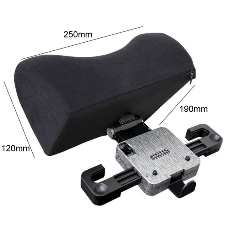 A09 5D Car Universal Adjustment U-shaped Memory Foam Headrest, Color: With Phone Holder - In Car by buy2fix | Online Shopping UK | buy2fix