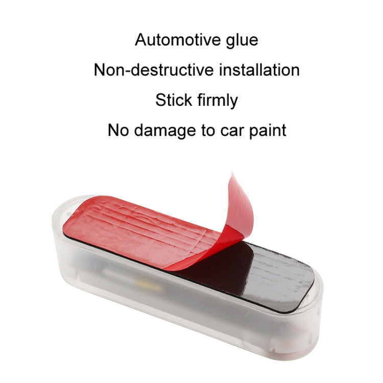 Motorcycle Electric Car Anti-Rear Collision Solar Strobe Warning Light, Specification: Colorful Light - Taillights by buy2fix | Online Shopping UK | buy2fix