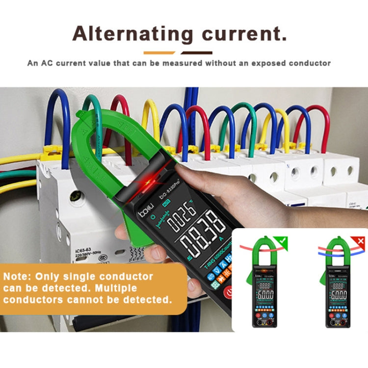 BAKU BA-8330 Pro Digital Mulitmeter Electric Maintenance Resistor Current Pliers Shaped Instrument(Green) - Consumer Electronics by BAKU | Online Shopping UK | buy2fix