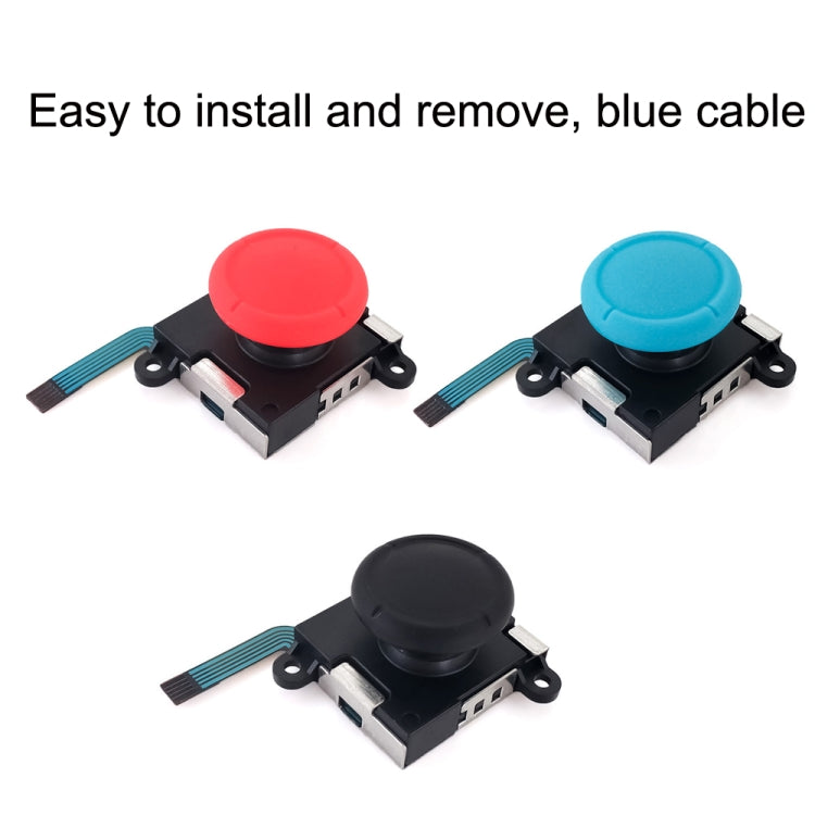 ForNintendo Switch 2pcs Game Console 3D Left Right Interoperability Rocker Remote Sensing Joystick(Blue) - Repair & Spare Parts by buy2fix | Online Shopping UK | buy2fix