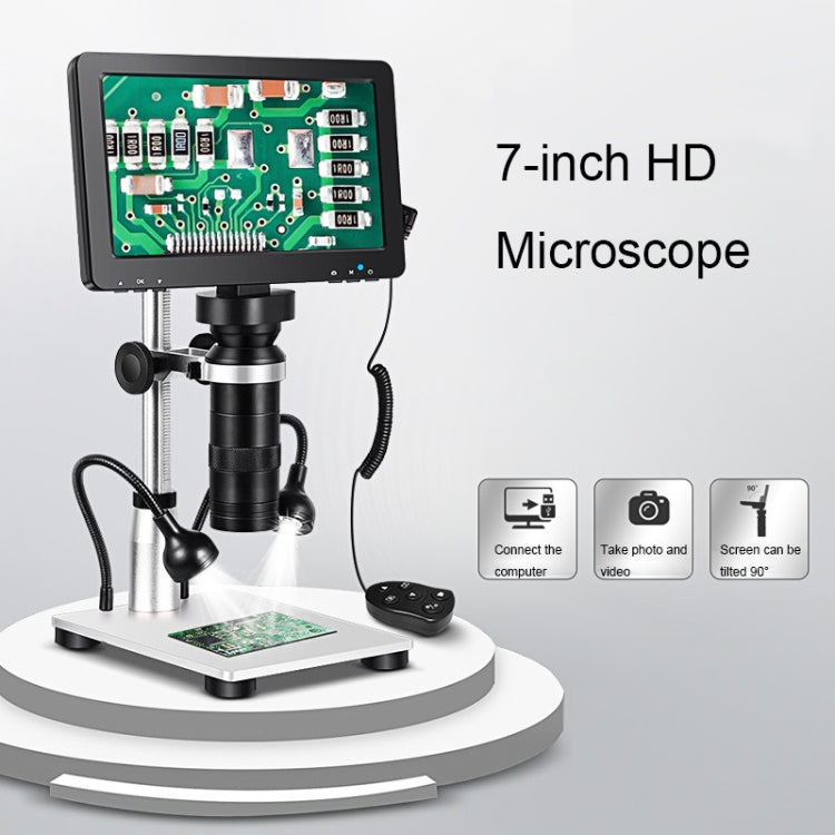 1200X 7-Inch HD Display Multifunctional Maintenance Inspection Digital Microscope(DM9-S) - Digital Microscope by buy2fix | Online Shopping UK | buy2fix