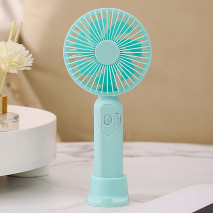 M9 Handheld Mini Fan Outdoor USB Charging Desktop Fan 800mAh(Green) - Electric Fans by buy2fix | Online Shopping UK | buy2fix