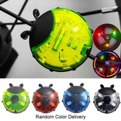 Ladybug Wheel Light Children Balance Bike Bicycle Hub Light, Color: Manual&Automatic - Decorative Lights by buy2fix | Online Shopping UK | buy2fix