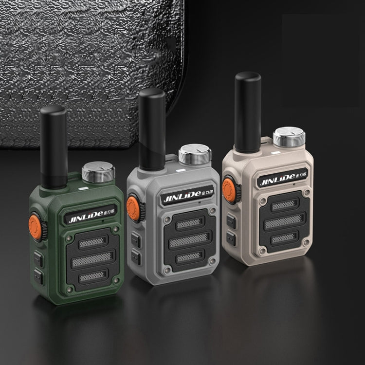 JINLIDE 3-5km 8W 6000mAh Hand-held Walkie Talkie Wireless Copy Frequency Ham Radio(Green) - Consumer Electronics by buy2fix | Online Shopping UK | buy2fix