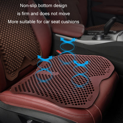 Silicone Car Seat Cushion Summer Breathable Cool Pad, Color: Rear Cushion Apricot -  by buy2fix | Online Shopping UK | buy2fix