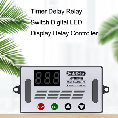 Deek-Robot DDC-432 Delay Relay Switch DC5V-30V Dual MOS Tube Digital Display Time Relay Controller - Relay Module by buy2fix | Online Shopping UK | buy2fix