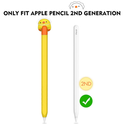 For Apple Pencil 2 AhaStyle PT-LC129 Pen Case Cartoon Silicone Protective Case(Spacecraft) - Pencil Accessories by AhaStyle | Online Shopping UK | buy2fix