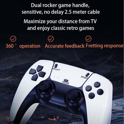 M8 Pro Y3Lite U8 Plus For PS1 2.4G Wireless HDMI HD 4K Dual Game Console 64G 15000+ Games - Pocket Console by buy2fix | Online Shopping UK | buy2fix