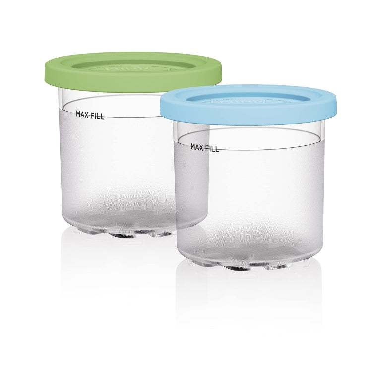 For Ninja NC299AMZ NC300 Ice Cream Storage Containers with Lids, Speci: 2 Cups - Kitchen Machine Accessories by buy2fix | Online Shopping UK | buy2fix