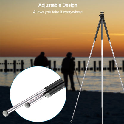 APEXEL APL-JJ09 Mobile Selfie Live Streaming Portable Stretch Telephoto Tripod(Black) - Stand by APEXEL | Online Shopping UK | buy2fix