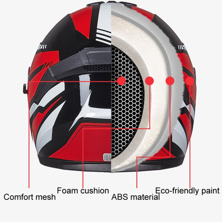 GXT Electric Vehicle Four Seasons Sun Protection & Windshield Double Lens Helmet, Size: XL(Bright Black) - Helmets by GXT | Online Shopping UK | buy2fix