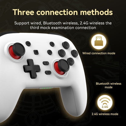 Wireless Bluetooth Somatosensory Vibration Gamepad For Nintendo Switch/Switch PRO(S07 White) - Gamepads by buy2fix | Online Shopping UK | buy2fix