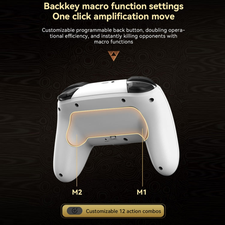 Wireless Bluetooth Somatosensory Vibration Gamepad For Nintendo Switch/Switch PRO(S07 White) - Gamepads by buy2fix | Online Shopping UK | buy2fix