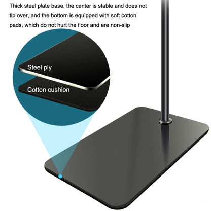 175cm Mobile Phone Tablet Live Broadcast Bedside Lifting Bracket Cantilever Floor Model (Black) - Lazy Bracket by buy2fix | Online Shopping UK | buy2fix