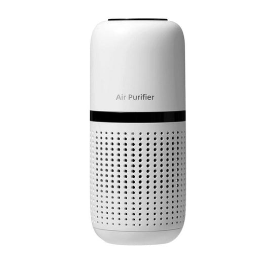 Mini Car Air Purifier Desktop Negative Ion Filter(White) - Air Purifier by buy2fix | Online Shopping UK | buy2fix