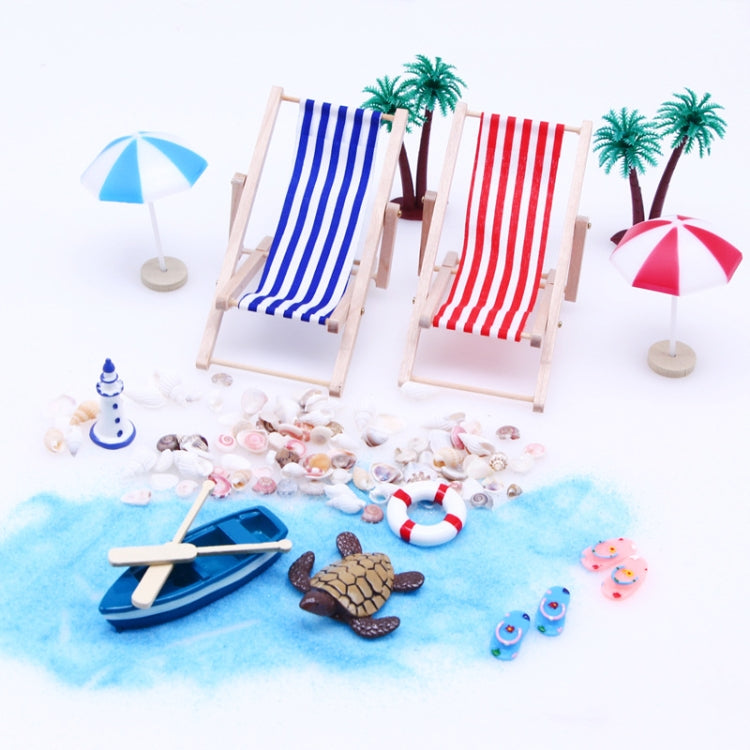 B Style Mini Beach Set Miniature Model Ornament Summer Ocean Simulation Scene Photo Decoration Props -  by buy2fix | Online Shopping UK | buy2fix