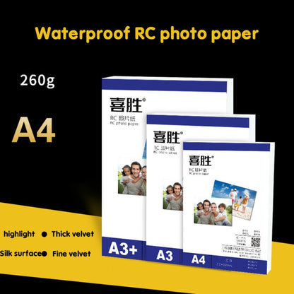 A3+ 20 Sheets 260g Waterproof RC Photo Paper for Brother/Epson/Lenovo/HP/Canon Inkjet Printers(Rough Velvet) - Printer Accessories by buy2fix | Online Shopping UK | buy2fix