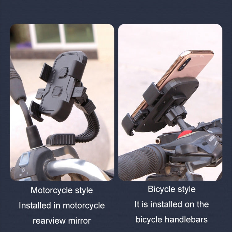 For Motorcycle Mobile Phone Navigation Support Bracket - Holder by buy2fix | Online Shopping UK | buy2fix