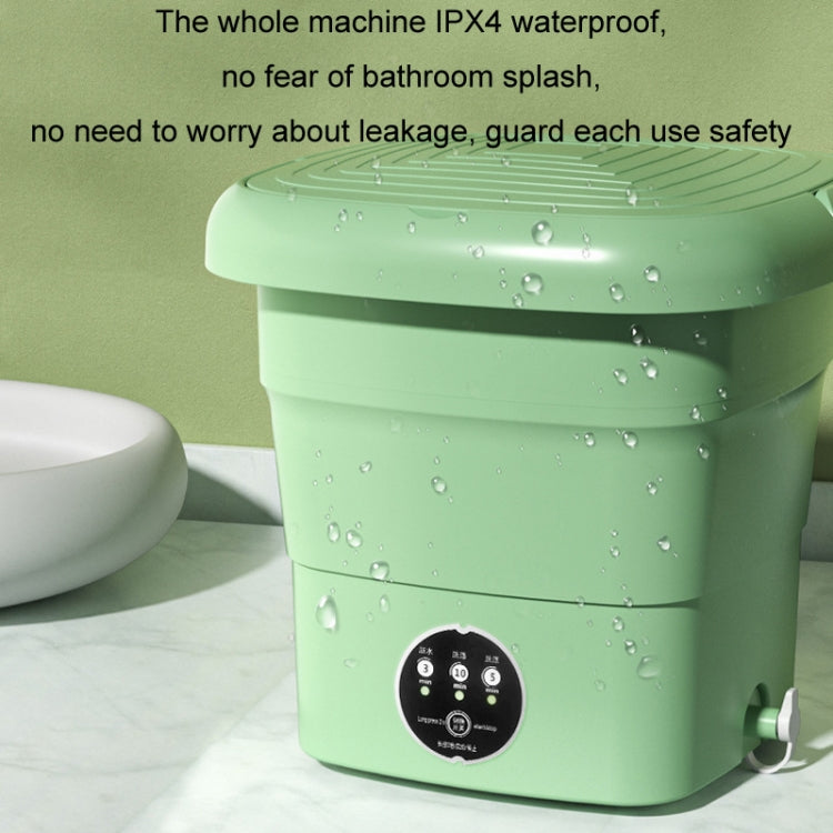 4.5L Mini Portable Folding Household Washing Machine Underwear Washer, Color: Warm Yellow(EU Plug) - Washing Machines & Accessories by buy2fix | Online Shopping UK | buy2fix