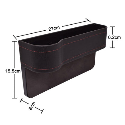 Car Seat Gap Interior PU Leather Storage Box Water Cup Holder(Co-pilot Red) - Stowing Tidying by buy2fix | Online Shopping UK | buy2fix